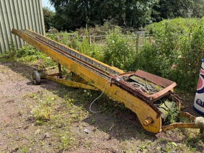 APPROX. 28ft FYSON MOBILE 3 PHASE CONVEYOR BELT