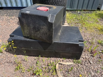 2No. ASSORTED PLASTIC TANKS