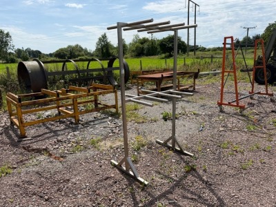 APPROX. 1100mm x 2000mm STAINLESS STEEL RACK