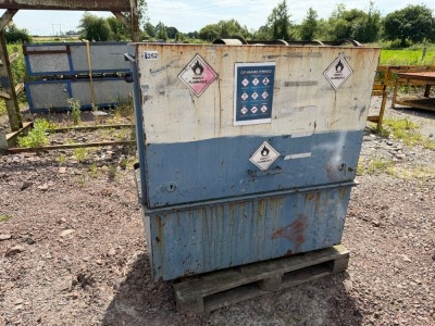 APPROX. 4ft x 4ft x 2ft METAL TOOL VAULT