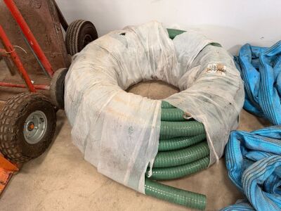 APPROX. 30m UNUSED 38mm SUCTION HOSE