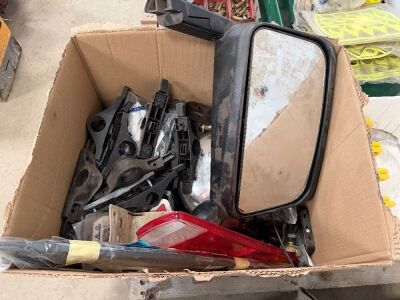 BOX LOT TO INC. ASSORTED LORRY PARTS