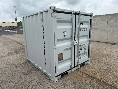 UNUSED APPROX. 7ft x 6ft x 6.6ft STORAGE CONTAINER