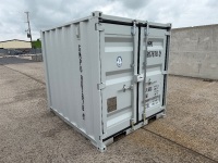 UNUSED APPROX. 7ft x 6ft x 6.6ft STORAGE CONTAINER