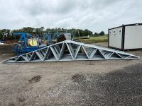 24No. APPROX. 10400mm x 1450mm GALVANISED METAL ROOF TRUSSES - 6