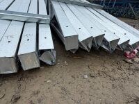 24No. APPROX. 10400mm x 1450mm GALVANISED METAL ROOF TRUSSES - 10