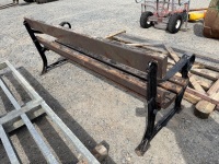 APPROX. 6ft GARDEN BENCH&nbsp; - 4