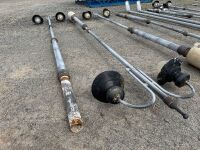 2No. APPROX. 7m LIGHT POLES & 4No. LANTERN STYLE LIGHTS - 5