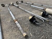 2No. APPROX. 7m LIGHT POLES & 4No. LANTERN STYLE LIGHTS - 3