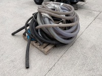 PALLET TO INC. ASSORTED SUCTION HOSES - 9