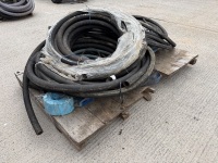 PALLET TO INC. ASSORTED SUCTION HOSES - 9
