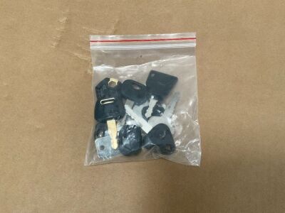 APPROX. 12No. UNUSED EQUIPMENT MASTER KEYS TO SUIT PLANT & MACHINERY &nbsp; &nbsp;