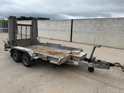 BRIAN JAMES 10FT8' X 5FT10' 3.5 TON TWIN AXLE PLANT TRAILER