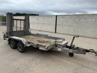 BRIAN JAMES 10FT8' X 5FT10' 3.5 TON TWIN AXLE PLANT TRAILER