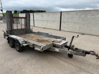 BRIAN JAMES 10FT8' X 5FT10' 3.5 TON TWIN AXLE PLANT TRAILER - 2
