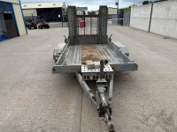 BRIAN JAMES 10FT8' X 5FT10' 3.5 TON TWIN AXLE PLANT TRAILER - 3