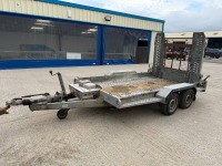 BRIAN JAMES 10FT8' X 5FT10' 3.5 TON TWIN AXLE PLANT TRAILER - 6