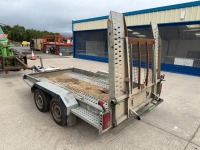 BRIAN JAMES 10FT8' X 5FT10' 3.5 TON TWIN AXLE PLANT TRAILER - 10