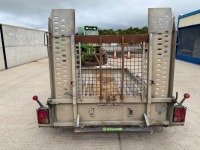 BRIAN JAMES 10FT8' X 5FT10' 3.5 TON TWIN AXLE PLANT TRAILER - 11