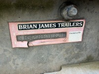 BRIAN JAMES 10FT8' X 5FT10' 3.5 TON TWIN AXLE PLANT TRAILER - 17