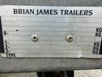 BRIAN JAMES 10FT8' X 5FT10' 3.5 TON TWIN AXLE PLANT TRAILER - 18