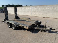 BRIAN JAMES 10FT8' X 6FT10' 3.5 TON TWIN AXLE PLANT TRAILER - 2