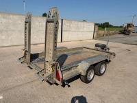 BRIAN JAMES 10FT8' X 6FT10' 3.5 TON TWIN AXLE PLANT TRAILER - 13