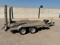 BRIAN JAMES 10FT8' X 6FT10' 3.5 TON TWIN AXLE PLANT TRAILER - 14