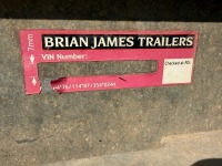BRIAN JAMES 10FT8' X 6FT10' 3.5 TON TWIN AXLE PLANT TRAILER - 18