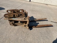 DROMORE PALLET FORKS ATTACHMENT TO SUIT 10-14 TON EXCAVATOR&nbsp; - 8