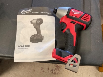 UNUSED MILWAUKEE 18V 1/2" IMPACT WRENCH - UNIT ONLY &nbsp;