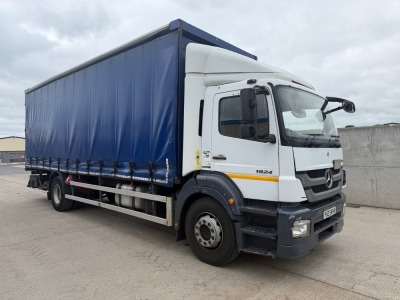 MERCEDES ATEGO 1824 BLUETEC 5 18 TON 4x2 CURTAINSIDER&nbsp;