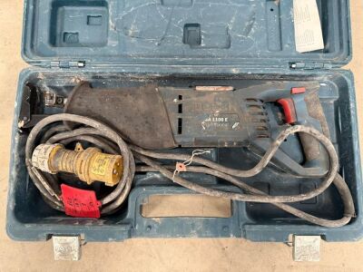 BOSCH GSA1100E 110V ALIGATOR SAW C/W CASE