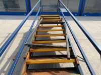 APPROX. 13 TREAD METAL FIRE ESCAPE STAIRCASE & LANDING - 8