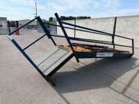APPROX. 13 TREAD METAL FIRE ESCAPE STAIRCASE & LANDING - 10