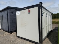 APPROX. 16ft x 8ft STEEL CLAD SHOWER BLOCK&nbsp; - 6