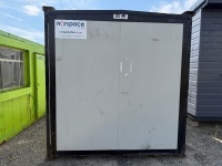 APPROX. 16ft x 8ft STEEL CLAD SHOWER BLOCK&nbsp; - 18