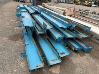 LARGE SELECTION OF ASSORTED LENGHTS HEAVY DUTY STEEL - 9