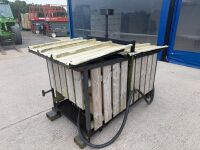 APPROX. 300 LITRE GRAVITY FEED STATIC FUEL BOWSER - 5