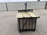 APPROX. 300 LITRE GRAVITY FEED STATIC FUEL BOWSER - 8