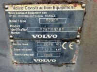 VOLVO EC25 2.5 TON MINI DIGGER - 16