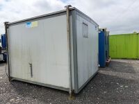 APPROX. 12ft x 10ft STEEL CLAD TOILET BLOCK - 4