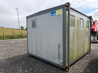 APPROX. 12ft x 10ft STEEL CLAD TOILET BLOCK - 6
