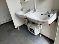 APPROX. 12ft x 10ft STEEL CLAD TOILET BLOCK - 7