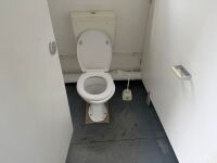 APPROX. 12ft x 10ft STEEL CLAD TOILET BLOCK - 12
