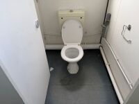APPROX. 12ft x 10ft STEEL CLAD TOILET BLOCK - 16