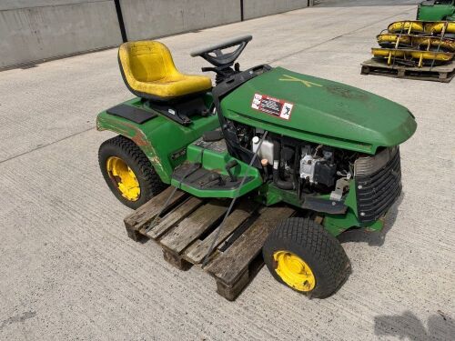 JOHN DEERE GX355 RIDE ON DIESEL LAWNMOWER