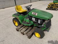 JOHN DEERE GX355 RIDE ON DIESEL LAWNMOWER