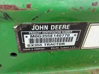 JOHN DEERE GX355 RIDE ON DIESEL LAWNMOWER - 11