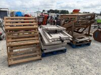 ASSORTED WOODEN DISPLAY STANDS